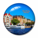 Sweden Storkyrkan Stockholm 3D Fridge Magnet Crystal Glass