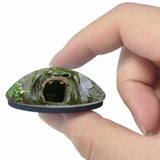 Italy Viterbo Mouth Truth 3D Fridge Magnet Crystal Glass