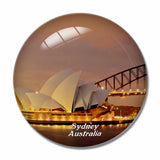 Australia Sydney Opera House 3D Fridge Magnet Crystal Glass