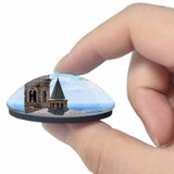 Bergamo Italy 3D Fridge Magnet Crystal Glass