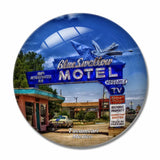 Mexico Tucumcari 3D Fridge Magnet Crystal Glass