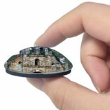 Costa Rica Ruins 3D Fridge Magnet Crystal Glass