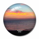 USA America Bethany Beach 3D Fridge Magnet Crystal Glass