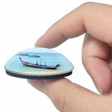 Thailand Rawai Beach Phuket 3D Fridge Magnet Crystal Glass