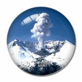USA America Mount St Helens Washington 3D Fridge Magnet Crystal Glass