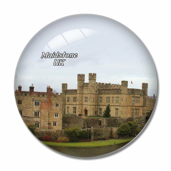 UK England Leeds Castle Maidstone 3D Fridge Magnet Crystal Glass