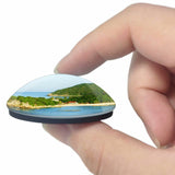 Haiti 3D Fridge Magnet Crystal Glass