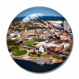 USA America Montgomery Alabama 3D Fridge Magnet Crystal Glass