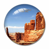 America USA Arches National Park 3D Fridge Magnet Crystal Glass