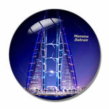 Manama Bahrain 3D Fridge Magnet Crystal Glass