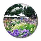 USA America Salem Schreiner's Iris Gardens 3D Fridge Magnet Crystal Glass
