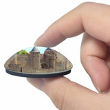 France Castle Carcassonne 3D Fridge Magnet Crystal Glass