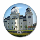 Serbia Valjevo 3D Fridge Magnet Crystal Glass