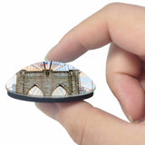 USA America Brooklyn Bridge New York NY 3D Fridge Magnet Crystal Glass