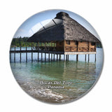 Bocas Del Toro Island Beach Panama 3D Fridge Magnet Crystal Glass