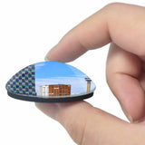 Holland Euromast Tower Rotterdam 3D Fridge Magnet Crystal Glass