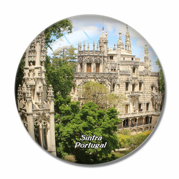 Portugal Quinta da Regaleira Sintra 3D Fridge Magnet Crystal Glass