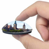 Switzerland Lake Zurich Limmat 3D Fridge Magnet Crystal Glass