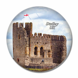 UK England Dudley Zoo and Castle 3D Fridge Magnet Crystal Glass