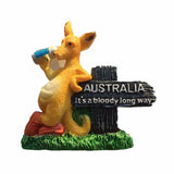 Kangaroo Australia Fridge Magnet 3D Resin