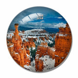 America USA Bryce Canyon Utah 3D Fridge Magnet Crystal Glass