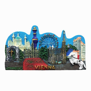 Vienna Austria Fridge Magnet 3D Resin