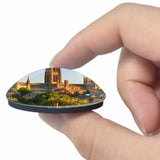 UK England Durham Cathedral 3D Fridge Magnet Crystal Glass