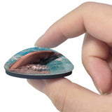 Port Isabel Dolphin Texas USA 3D Fridge Magnet Crystal Glass