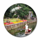 UK England Canterbury Great Stour Way 3D Fridge Magnet Crystal Glass