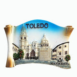 Toledo Spain Fridge Magnet 3D Resin