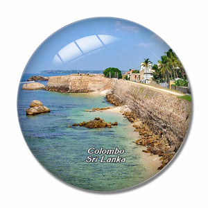 Sri Lanka Galle Face Green Colombo 3D Fridge Magnet Crystal Glass