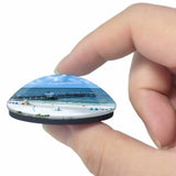 USA America Clearwater Beach 3D Fridge Magnet Crystal Glass