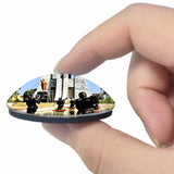 Accra Ghana 3D Fridge Magnet Crystal Glass