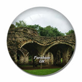 UK England Waverley Abbey Farnham 3D Fridge Magnet Crystal Glass