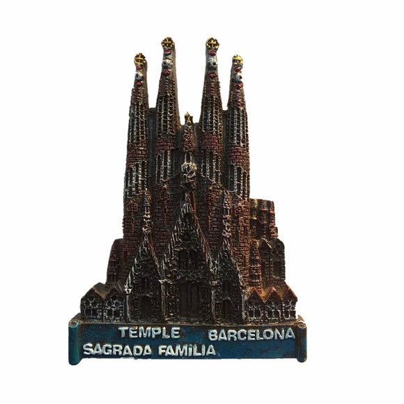 Sagrada Familia Barcelona Spain Fridge Magnet 3D Resin