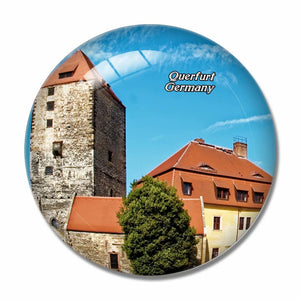 Germany Querfurt Castle 3D Fridge Magnet Crystal Glass