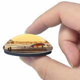 USA America Fort Myers Beach 3D Fridge Magnet Crystal Glass