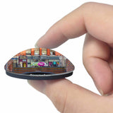 UK England Birmingham Gas Street Basin 3D Fridge Magnet Crystal Glass