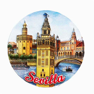 Seville Spain Fridge Magnet 3D Resin