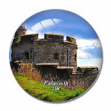UK England Pendennis Castle Falmouth 3D Fridge Magnet Crystal Glass