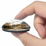 Canada Icefields Parkway 3D Fridge Magnet Crystal Glass