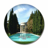 USA America Redwood  Pulgas Water Temple 3D Fridge Magnet Crystal Glass
