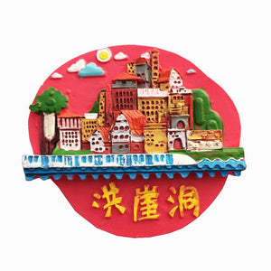 Chongqing China Fridge Magnet 3D Resin