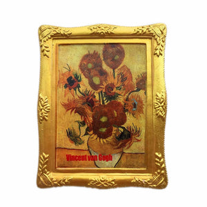 Van Gogh Sunflower Netherlands Holland Fridge Magnet 3D Resin