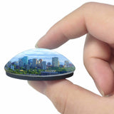 Canada Fort Edmonton Park 3D Fridge Magnet Crystal Glass