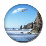 USA America Beach Coastline Washington 3D Fridge Magnet Crystal Glass