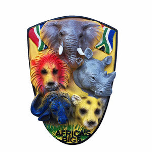 Animals South Africa Fridge Magnet 3D Resin