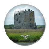 UK England Threave Castle Douglas 3D Fridge Magnet Crystal Glass