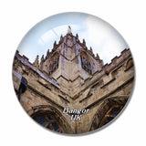 UK England Beverley Minster Bangor 3D Fridge Magnet Crystal Glass