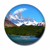 Torres Del Paine Patagonia Chile 3D Fridge Magnet Crystal Glass